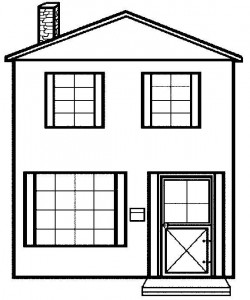 Free Printable House Coloring Pages For Kids