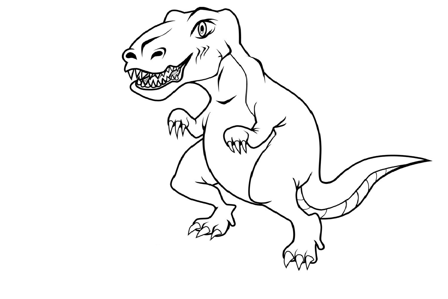 Free Printable Dinosaur Color Pages