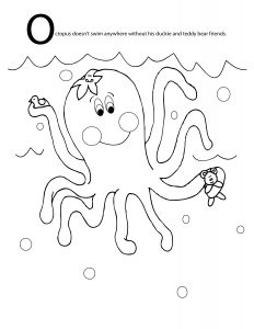 free printable octopus coloring pages for kids