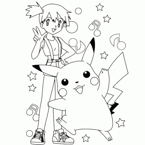 🖍️ Pokémon Pikachu - Printable Coloring Page for Free 