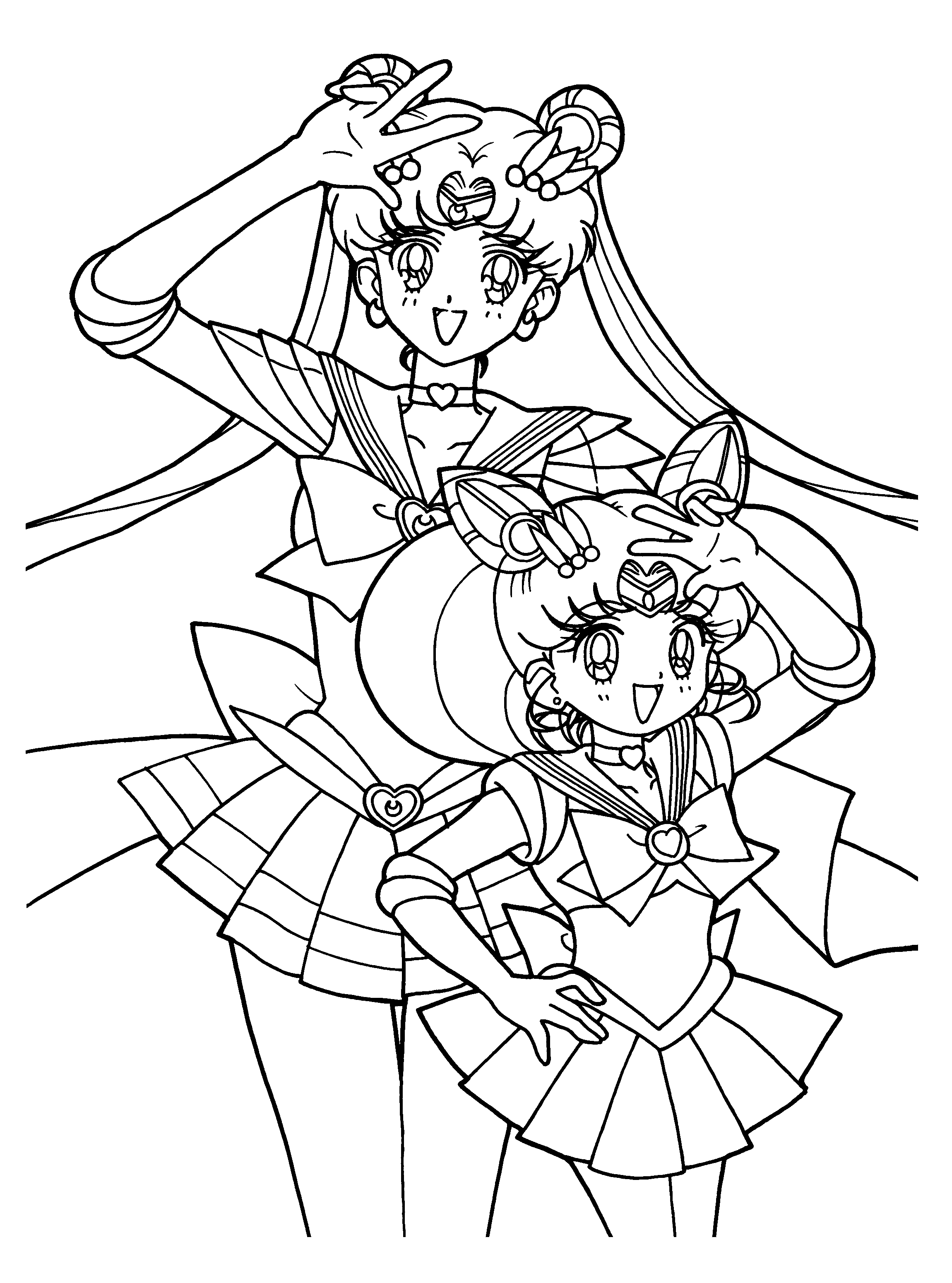 Download Free Printable Sailor Moon Coloring Pages For Kids