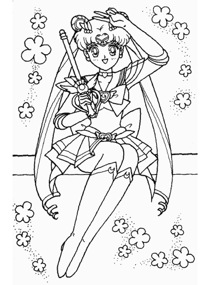 Sailor Moon Coloring 2