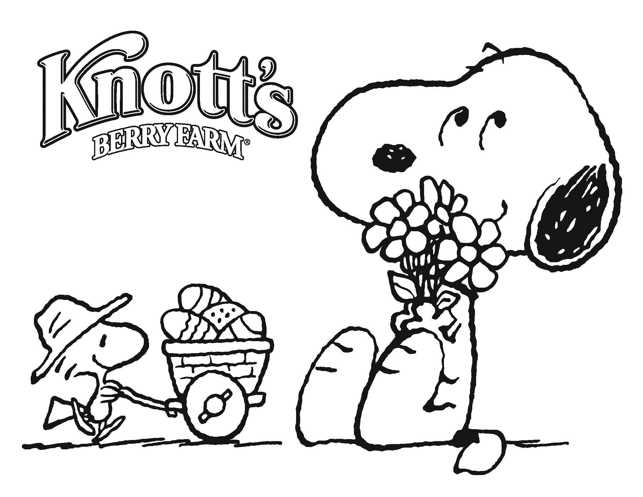718 Animal Snoopy Coloring Pages for Kindergarten