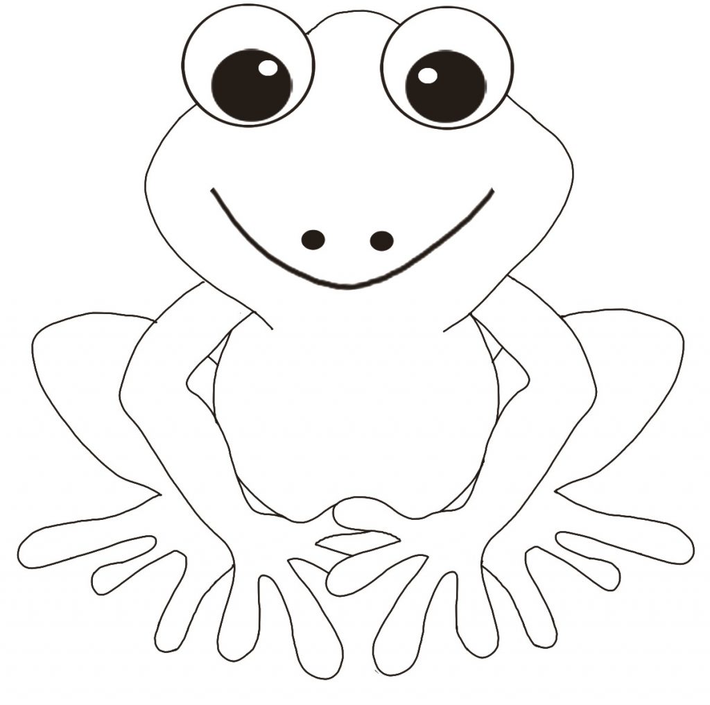 Printable Frog Coloring Pictures 6