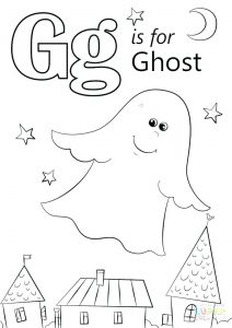 Free Printable Ghost Coloring Pages For Kids