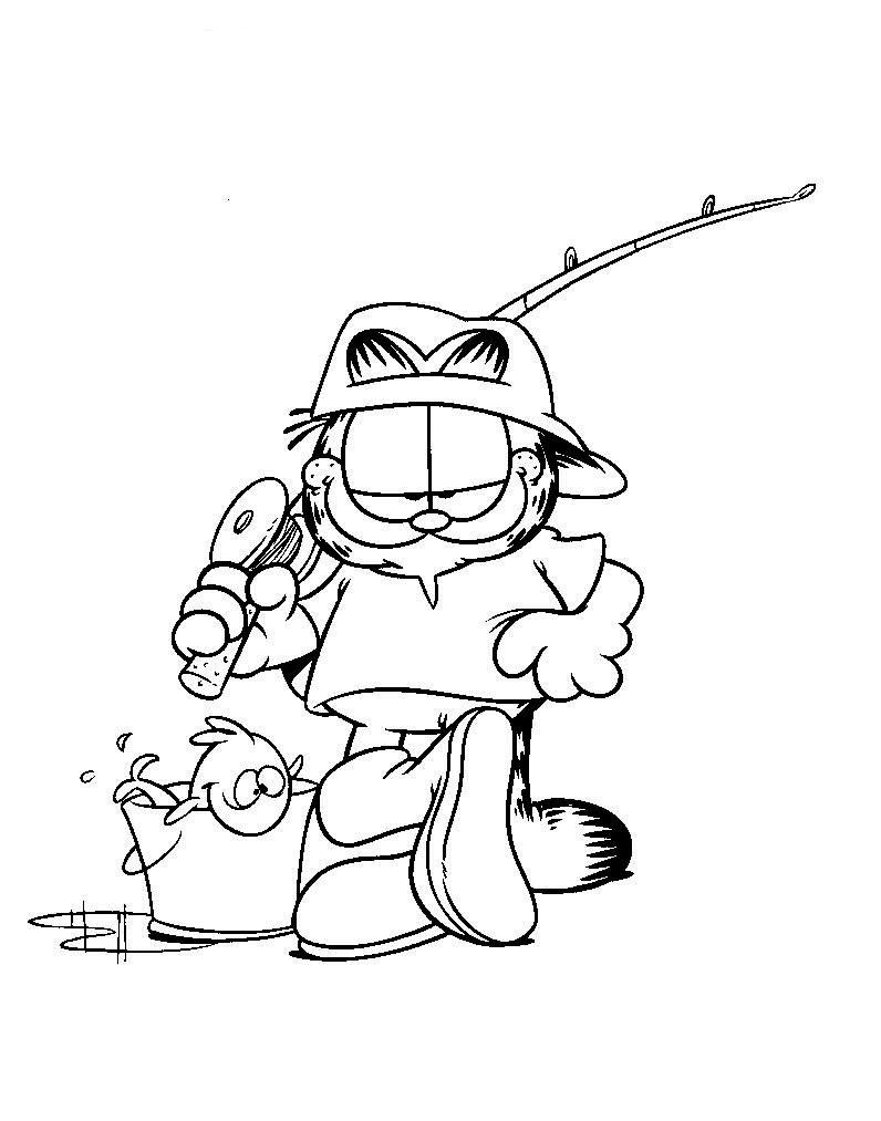 Garfield and Odie Coloring Pages  Cartoon coloring pages, Coloring pages,  Disney coloring pages