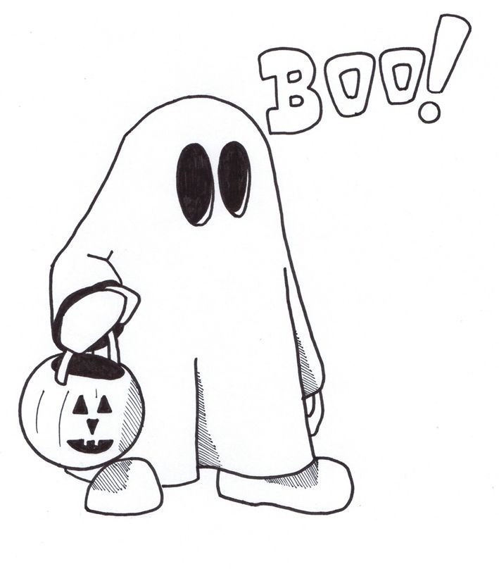 Download Free Printable Ghost Coloring Pages For Kids