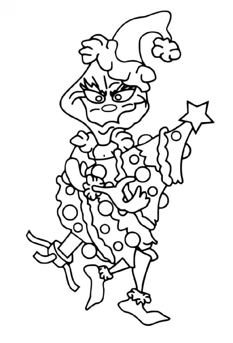 Free Grinch Printable Coloring Pages PRINTABLE TEMPLATES