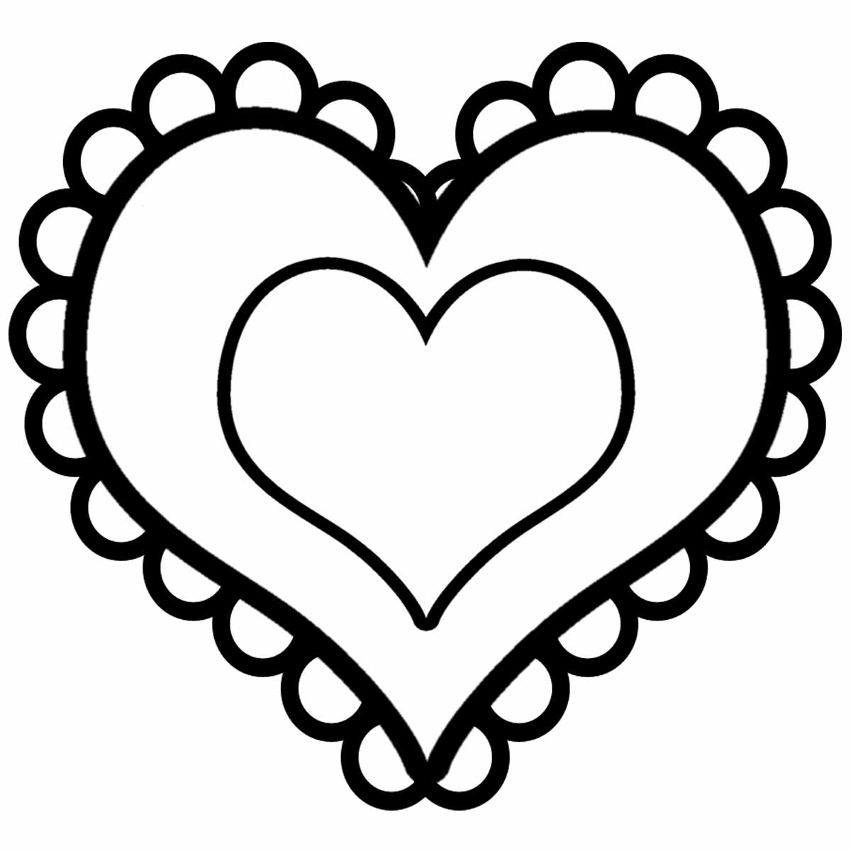 Heart Coloring Pages For Teenagers 4