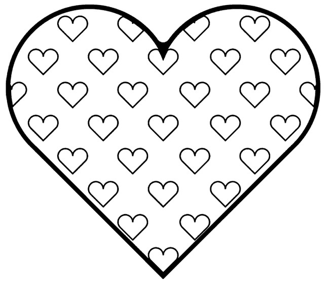 Heart Coloring Pages For Teenagers 3