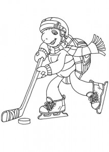 free printable hockey coloring pages for kids