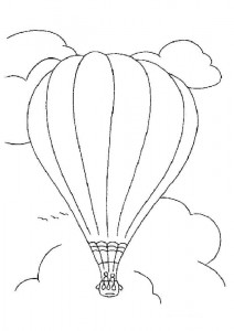 Free Printable Hot Air Balloon Coloring Pages For Kids