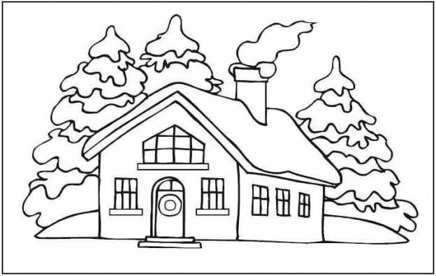 Free Printable House Coloring Pages For Kids