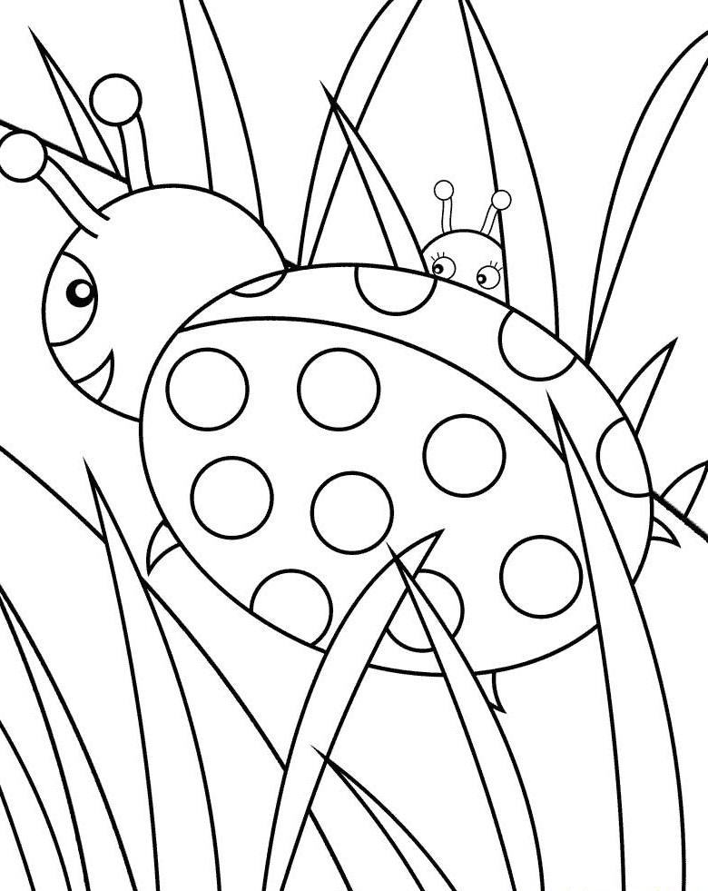 Free Printable Ladybug Coloring Pages For Kids