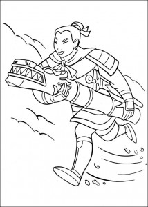 free printable mulan coloring pages for kids