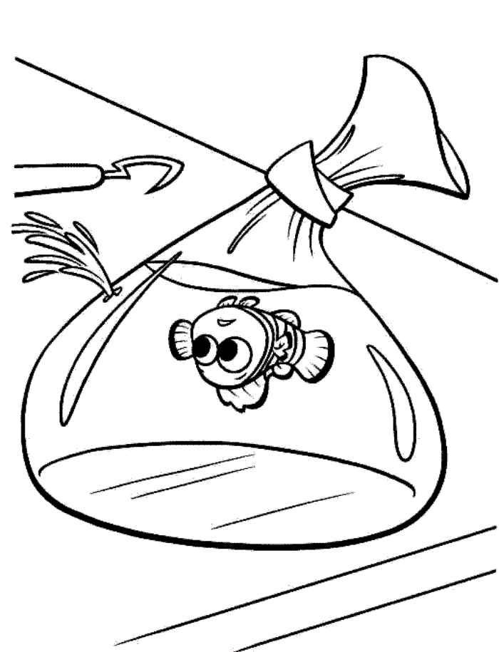 Nemo Printable Coloring Pages