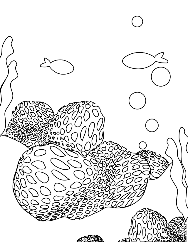 Ocean Coloring Sheet