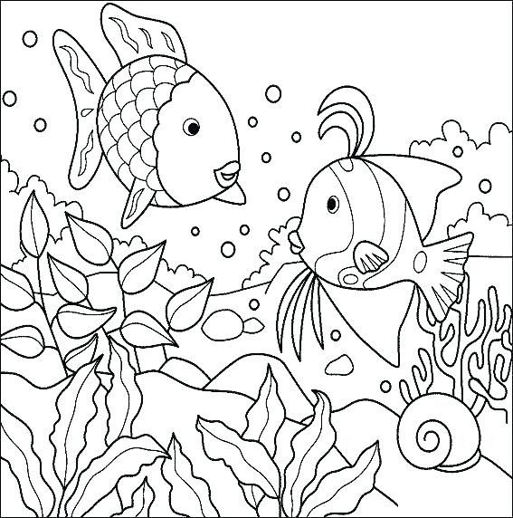 324 Unicorn Ocean Scene Coloring Pages for Adult