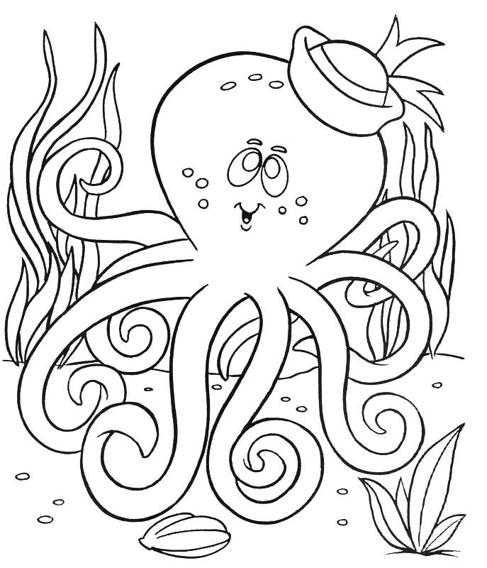 Octapus Coloring Page