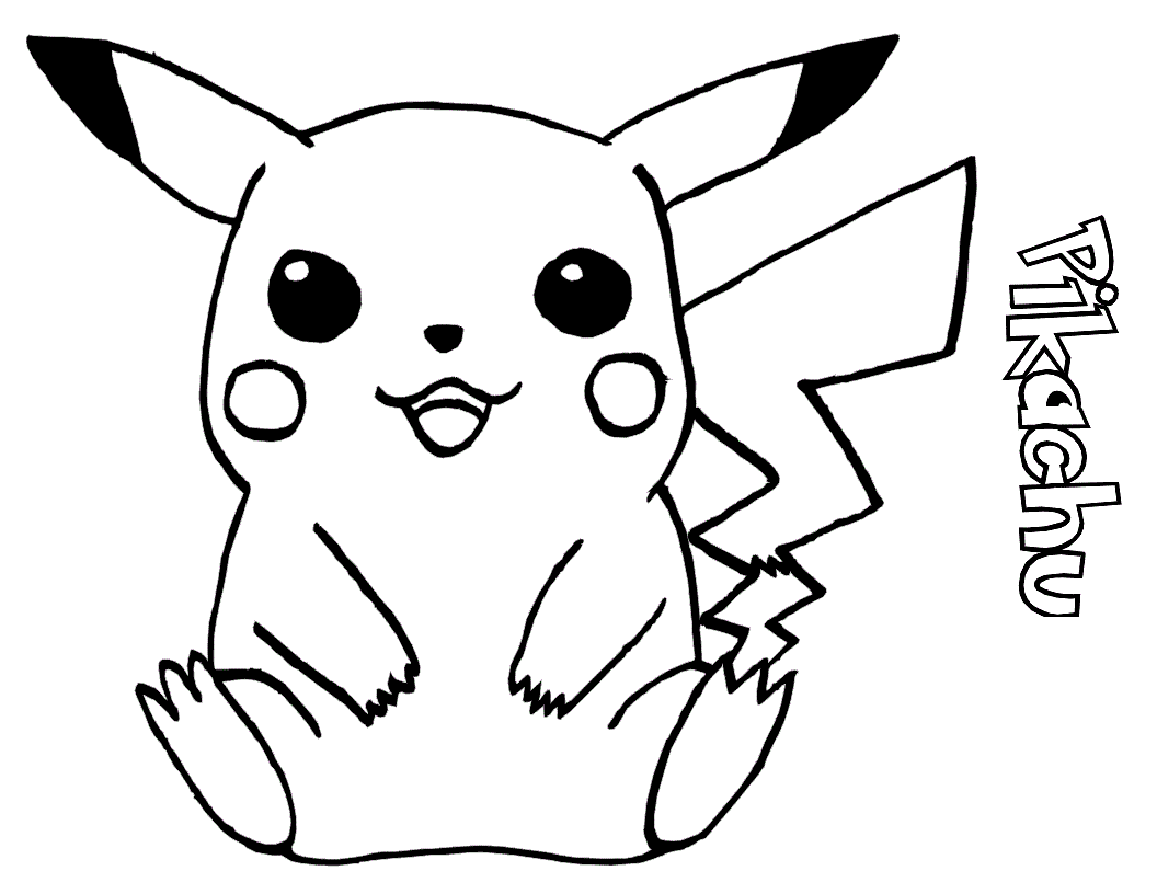 Pokemon coloring picture  Pikachu coloring page, Pokemon coloring
