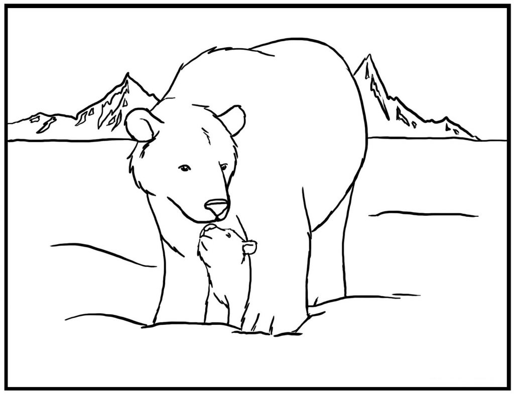 Free Printable Polar Bear Coloring Pages For Kids