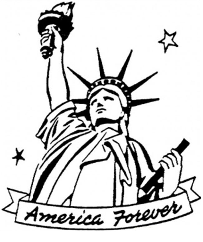 Free Printable Statue of Liberty Coloring Pages For Kids