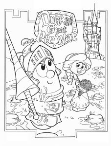 Free Printable Veggie Tales Coloring Pages For Kids