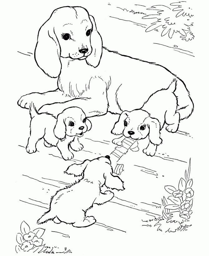 Free Printable Dog Coloring Pages For Kids BEDECOR Free Coloring Picture wallpaper give a chance to color on the wall without getting in trouble! Fill the walls of your home or office with stress-relieving [bedroomdecorz.blogspot.com]