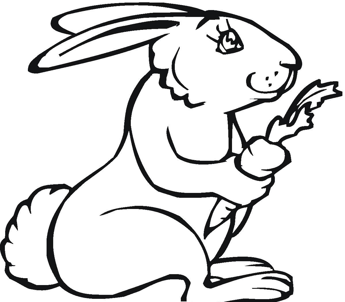Year of the Rabbit Coloring Page