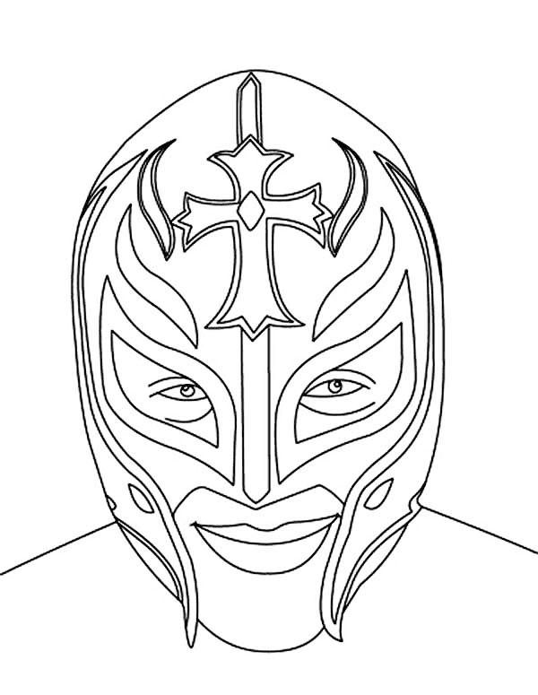 Rey Mysterio Coloring Page