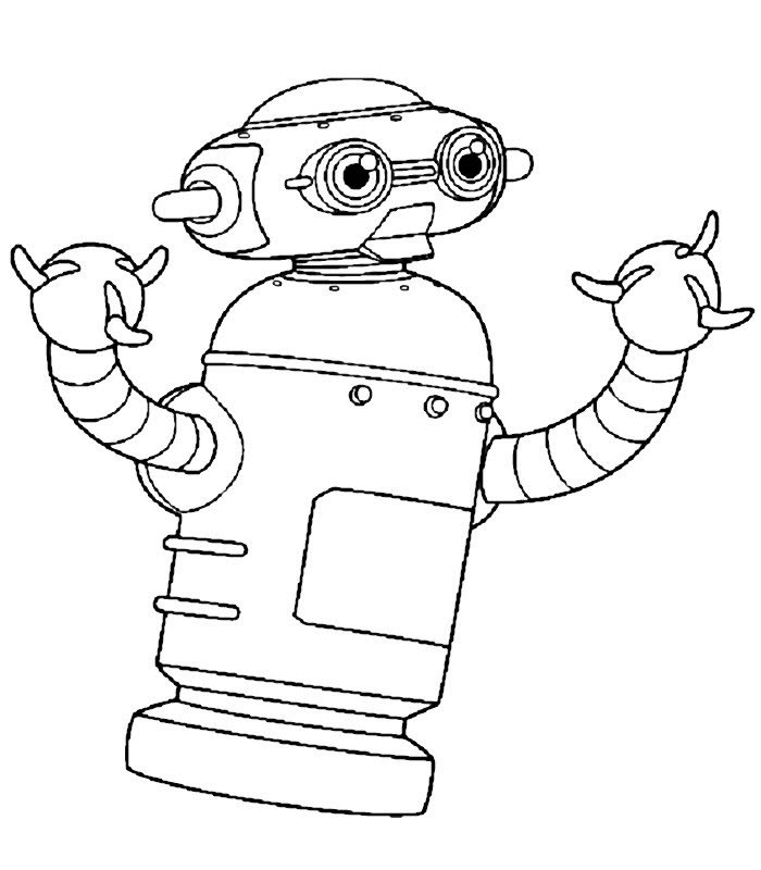 Printable Robot Coloring Pages - Customize and Print