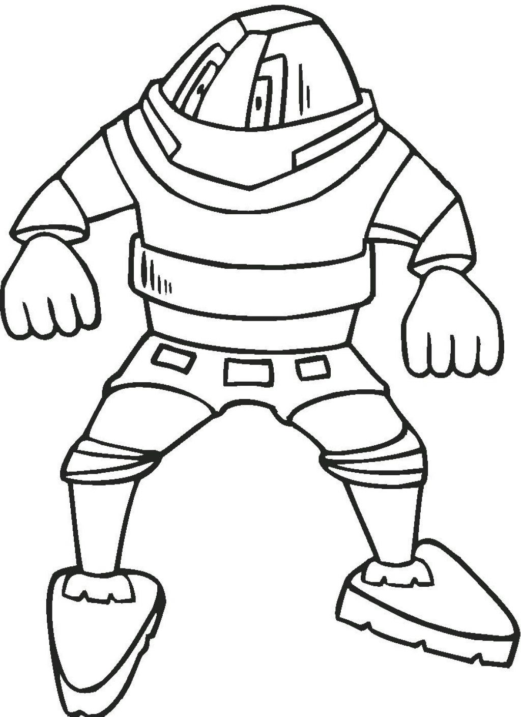 Printable Robot Coloring Pages