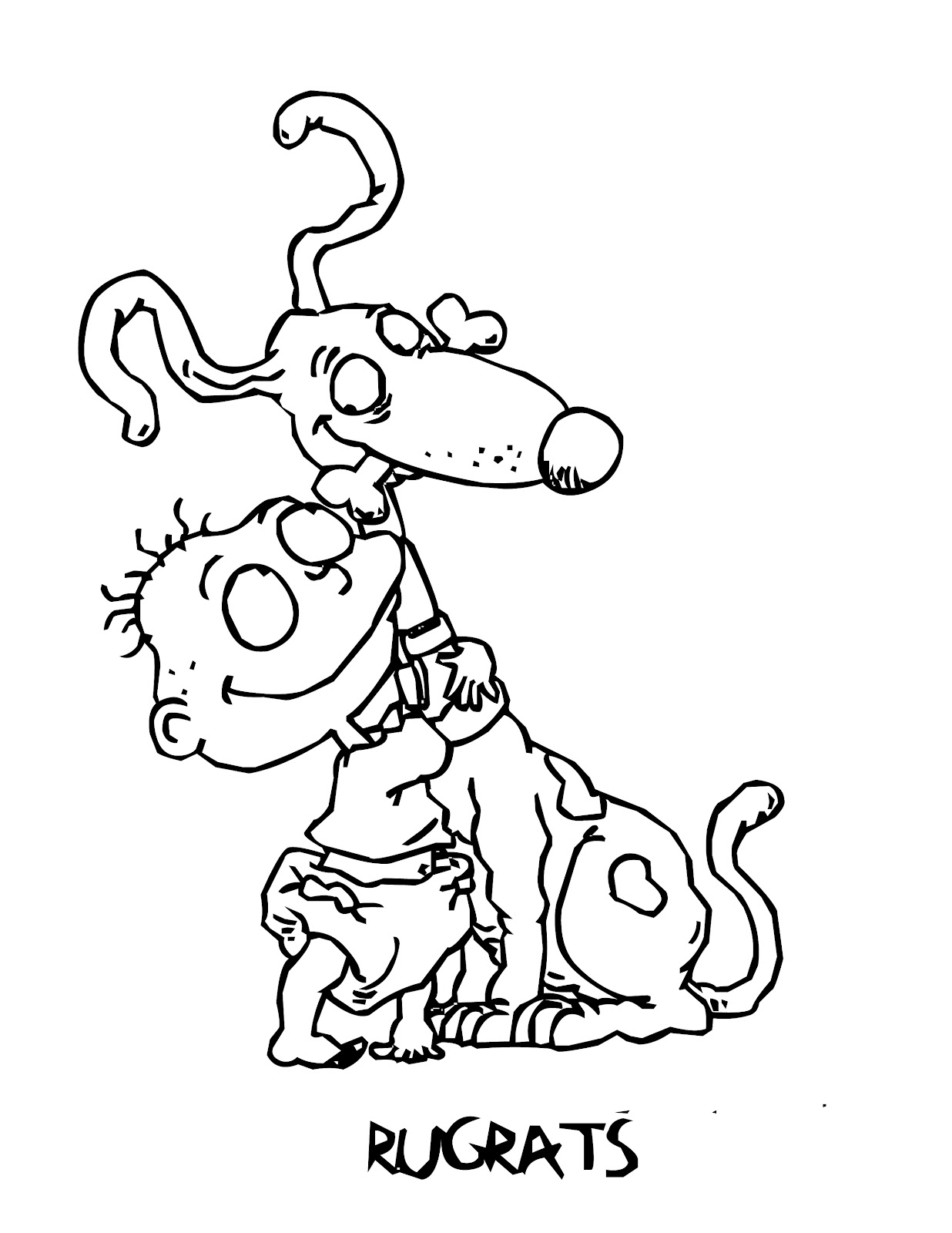 rugrats characters coloring pages