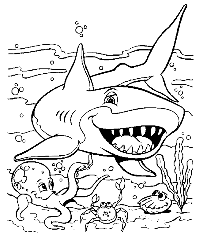 85 Shark Coloring Pages Pdf Images & Pictures In HD