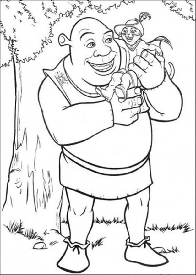 Free Printable Shrek Coloring Pages For Kids