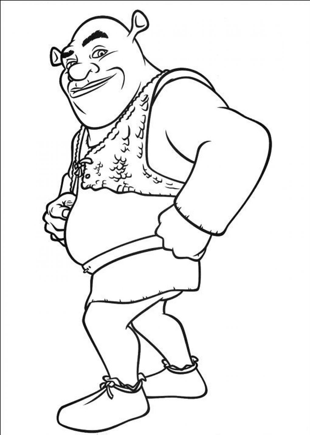 Download Free Printable Shrek Coloring Pages For Kids