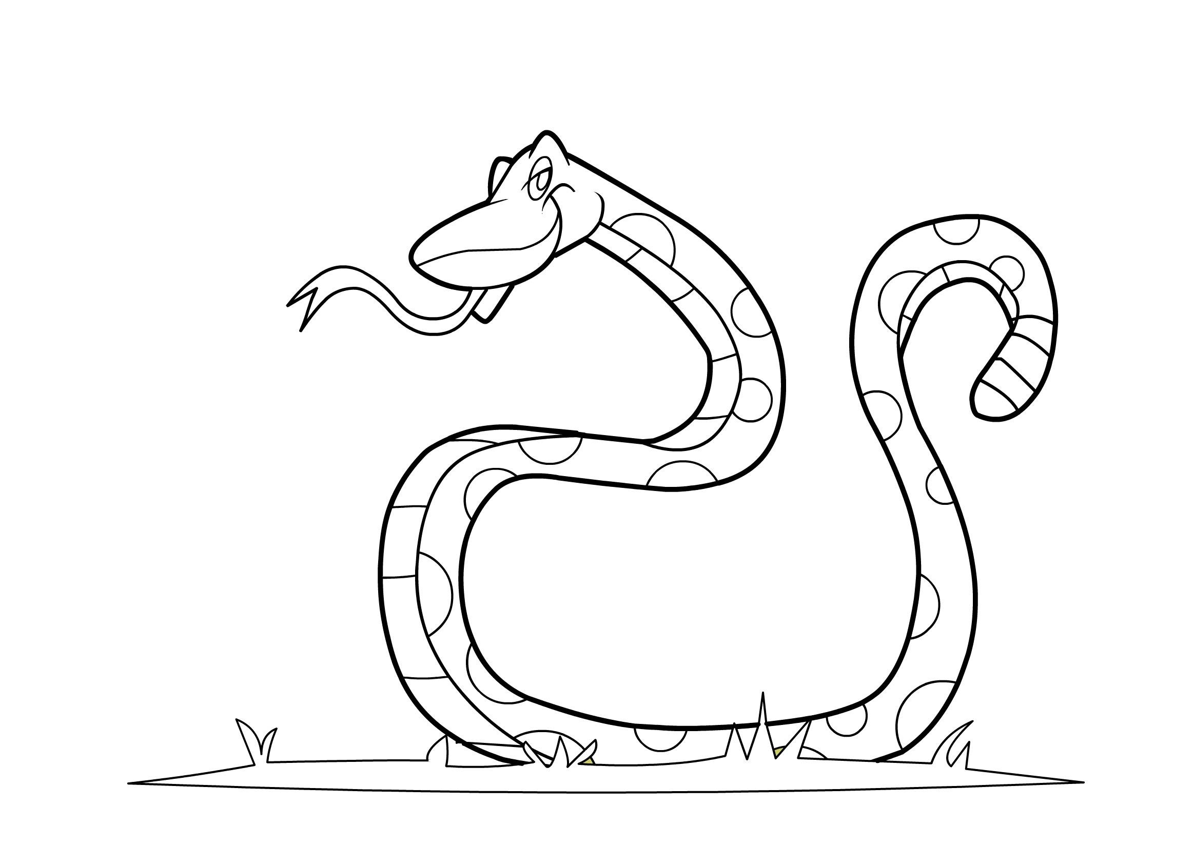 Printable Snake Coloring Pages Printable Templates