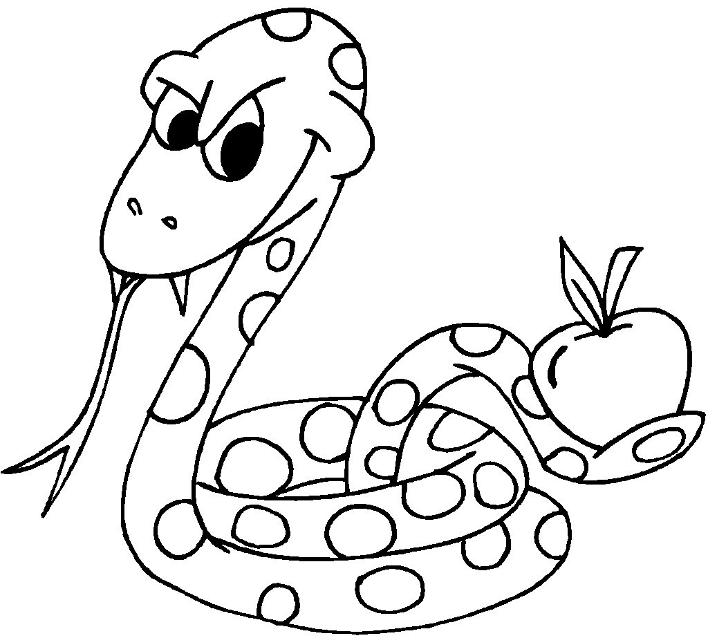 wild snake coloring pages
