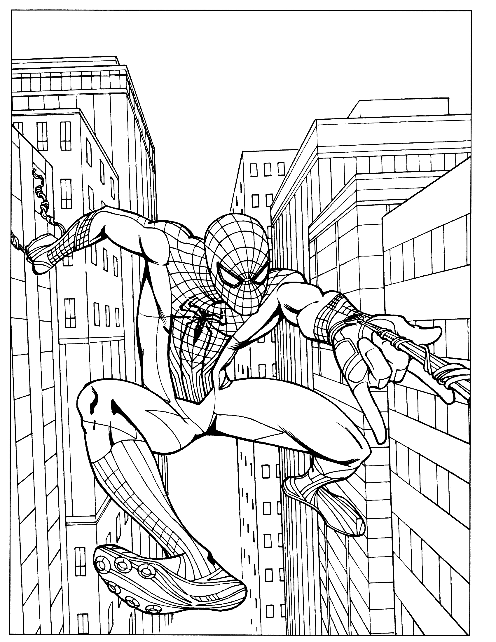 spiderman 3 coloring pages for kids