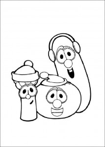 Free Printable Veggie Tales Coloring Pages For Kids