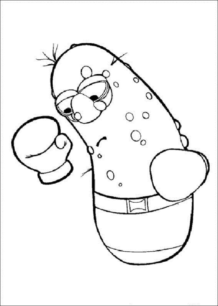 veggie tales coloring pages
