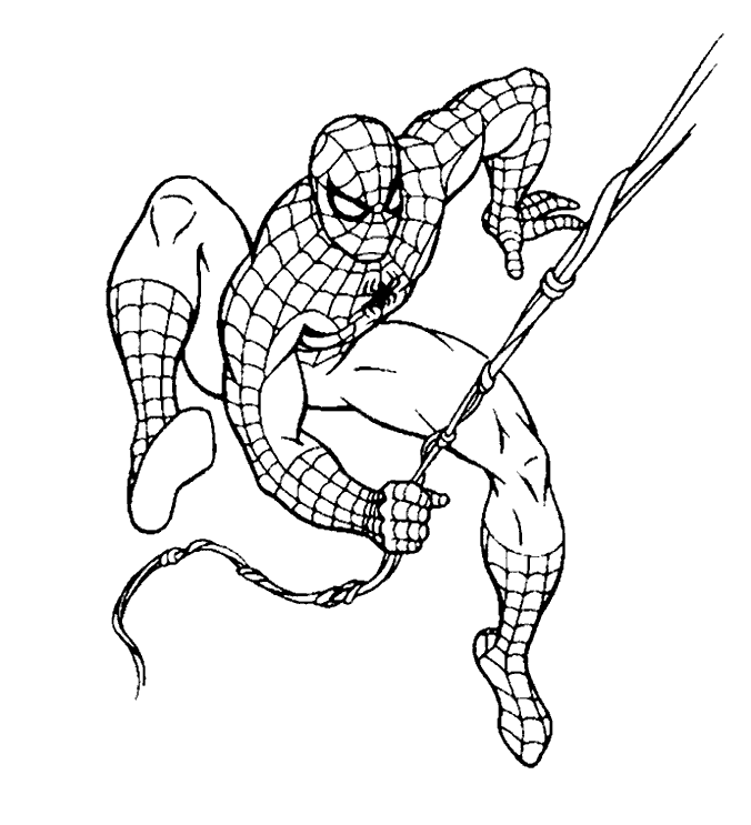 Download Free Printable Spiderman Coloring Pages For Kids