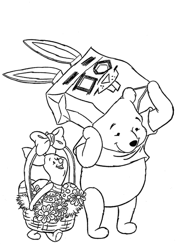 winnie the pooh and friends coloring pages