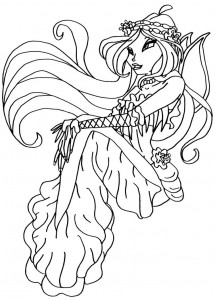 Free Printable Winx Club Coloring Pages For Kids