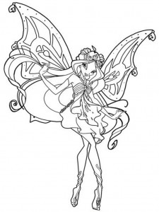 Free Printable Winx Club Coloring Pages For Kids