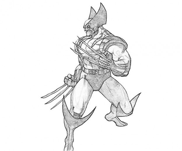 Free Printable Wolverine Coloring Pages For Kids