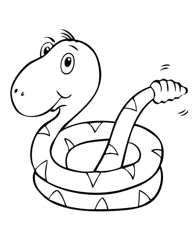 rattlesnake coloring pages