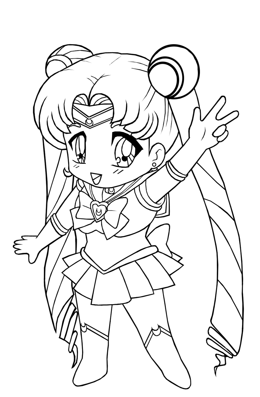 Download Free Printable Chibi Coloring Pages For Kids