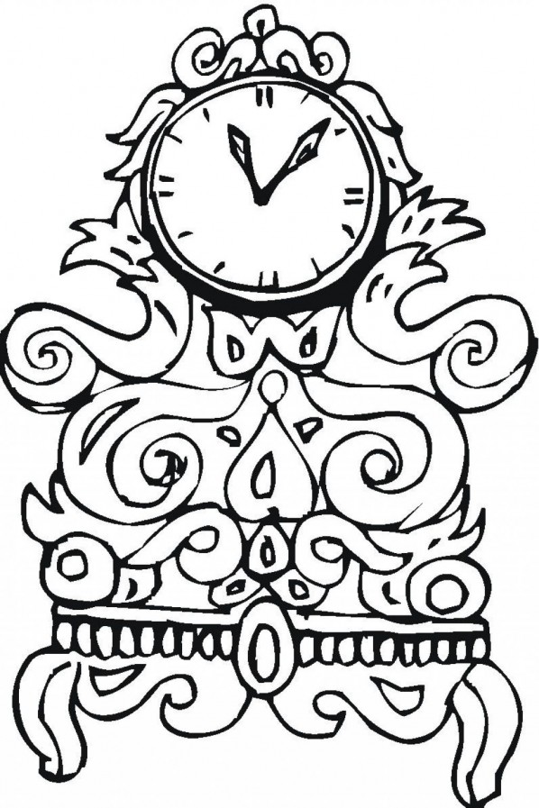 Gambar Free Printable Clock Coloring Pages Kids Page Designs di Rebanas ...