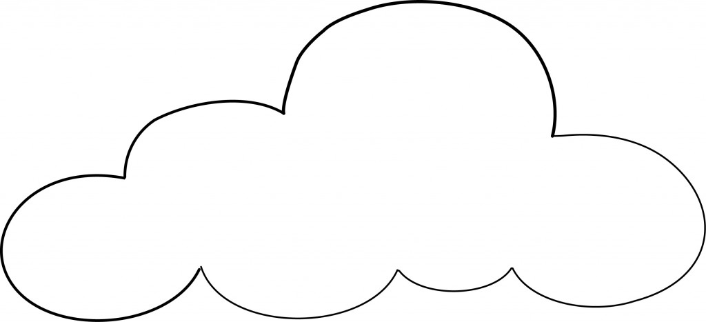 Free Printable Cloud Outline